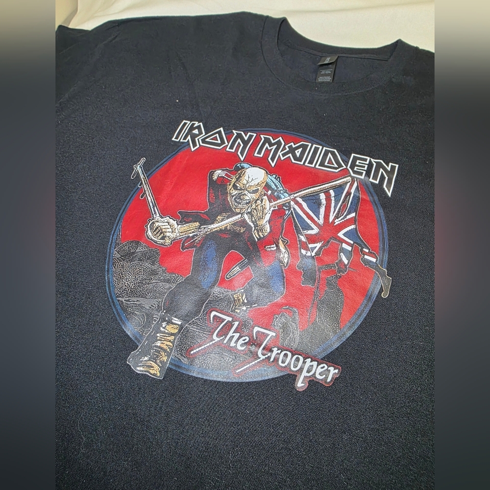 Iron Maiden The Trooper Eddie Graphic T-Shirt- Men's Size 2XL